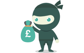 Nikki with sack of money | CarMoney.co.uk